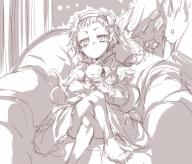 1girl barefoot couch crossed_legs curtains kaenbyou_rin kaenbyou_rin_(cat) komeiji_satori legs looking_at_viewer matsuno_canel reiuji_utsuho reiuji_utsuho_(bird) short_hair sketch third_eye touhou // 800x684 // 178KB