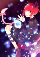 1girl animal_ears black_background black_bow black_dress black_shoes bow braid brown_background cat_ears cat_tail closed_mouth danmaku dress ear_bow fingernails flying footwear_bow hands_up highres hime_cut holding holding_skull juliet_sleeves kaenbyou_rin long_fingernails long_hair long_sleeves looking_at_viewer multiple_tails nail_polish notsuki_(koma128) pink_bow puffy_long_sleeves puffy_sleeves red_eyes red_hair red_nails shoes sidelocks simple_background skull smile solo tail tail_bow tail_ornament tongue tongue_out touhou twin_braids two_tails // 1032x1457 // 1.7MB