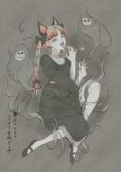 1girl akiba_kanoko animal_ears black_bow black_footwear blunt_bangs bow braid breasts cat_ears commentary_request dress extra_ears flats floating_skull full_body grey_background grey_dress hair_bow hair_ribbon hand_to_own_mouth hand_up hands_up highres hitodama kaenbyou_rin long_hair looking_at_viewer medium_breasts no_socks one-hour_drawing_challenge open_mouth parted_bangs ribbon simple_background solo tongue tongue_out touhou translation_request tress_ribbon twin_braids very_long_hair // 919x1300 // 1.0MB